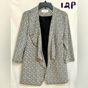 Calvin Klein Gray Polyester Blend Jacket